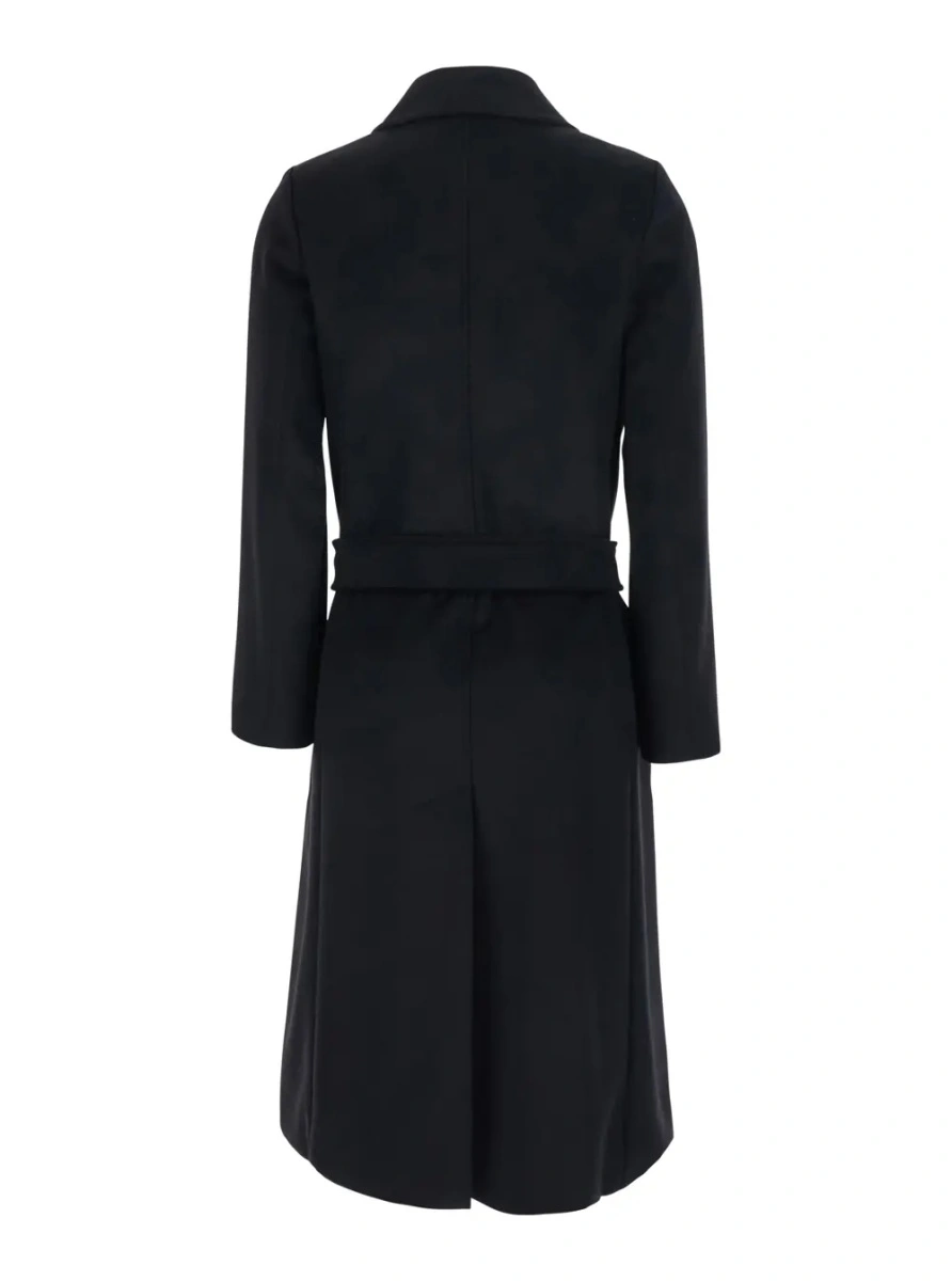 Palton MaxMara Studio negru din lana - Img 2