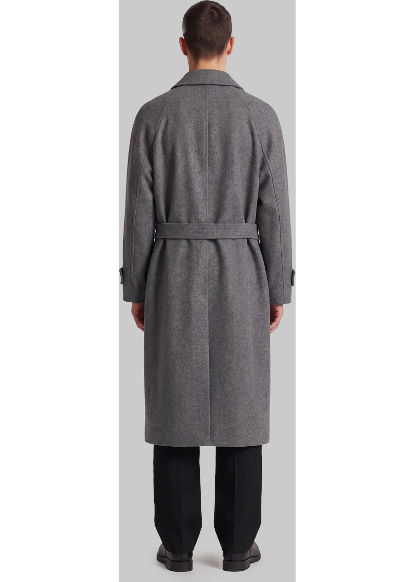 Palton Melange Cashmere Coat - Img 3