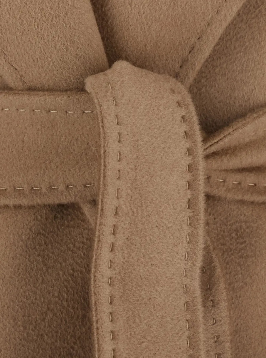 Palton MSTELEGIA Coat with buttons and pockets in Tech Fabric beige woman - Img 3