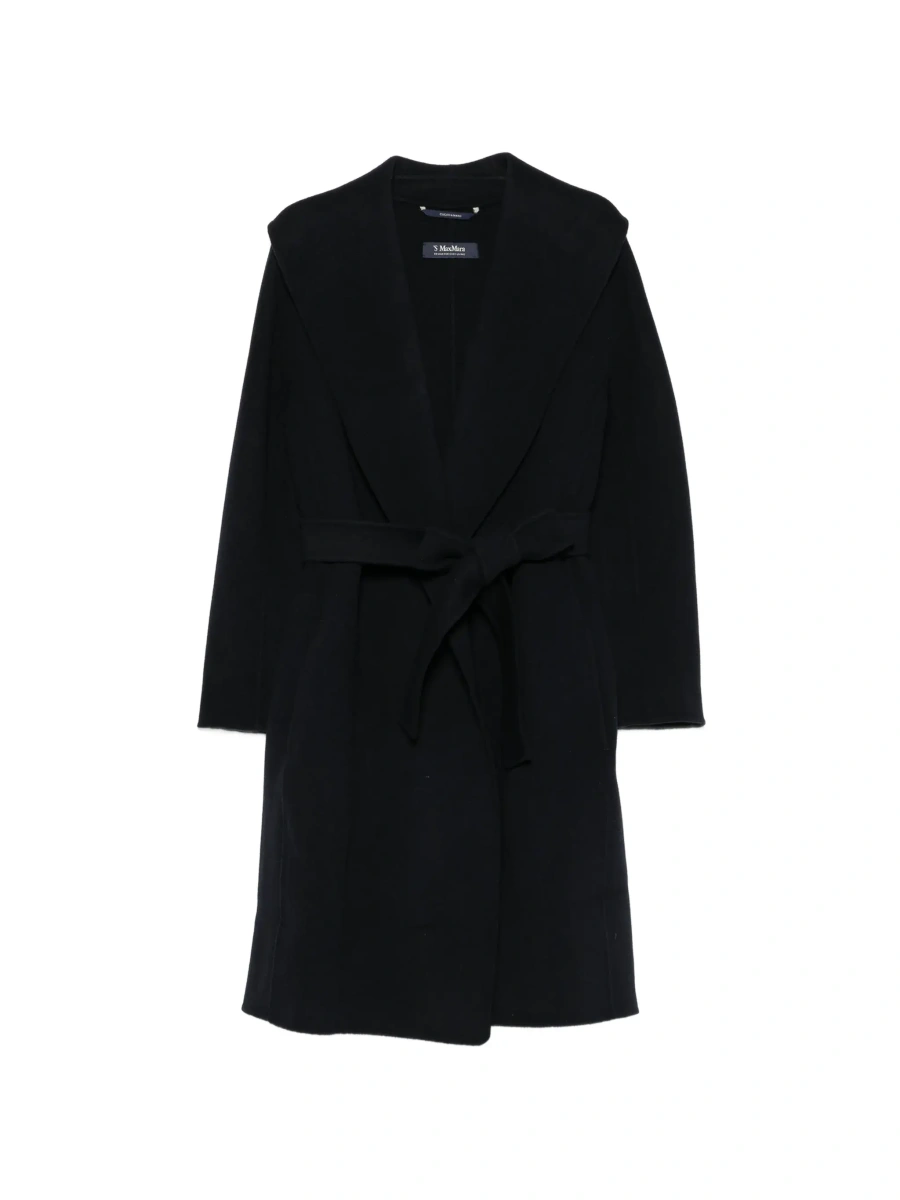 Palton 'S MAXMARA negru din lana 'Messi' - Img 8