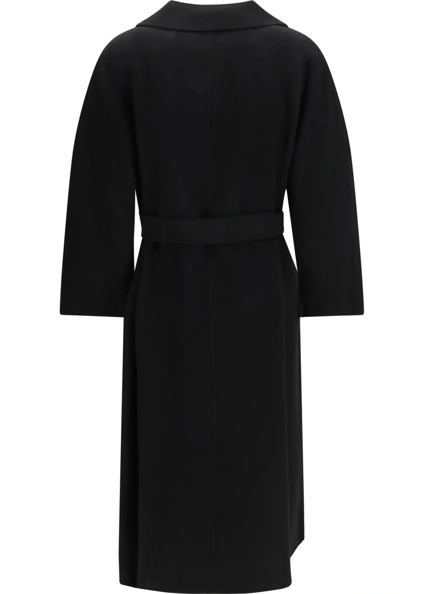 Palton 'S MAXMARA negru din lana virgina - Img 2