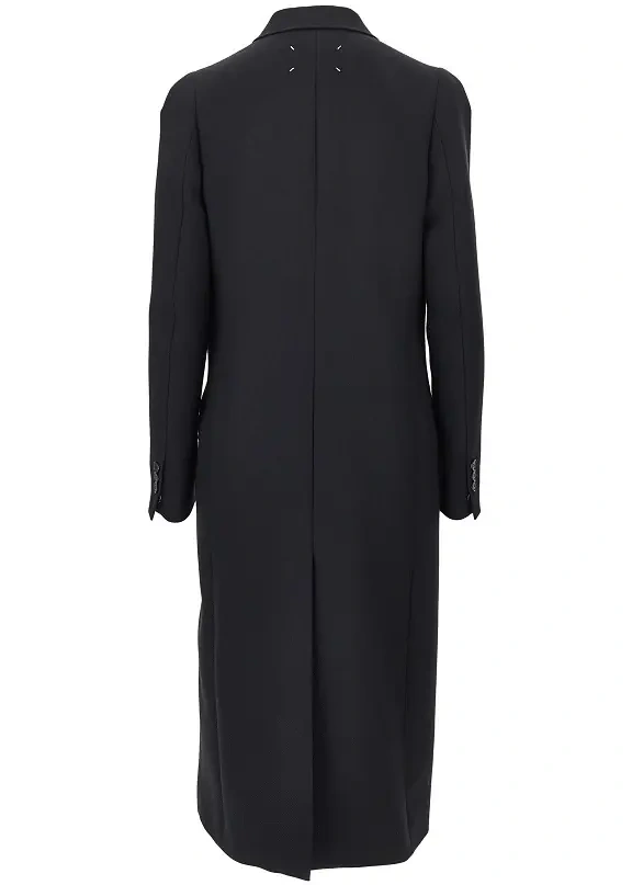Palton 'Stockman Shoulder' long wool coat - Img 3