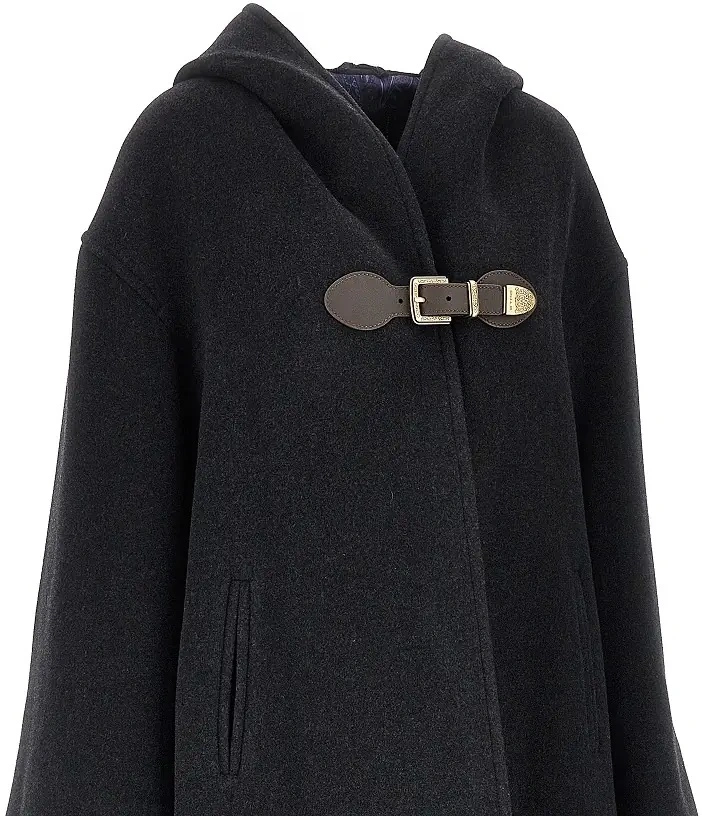 Palton Wool-blend oversized coat - Img 2