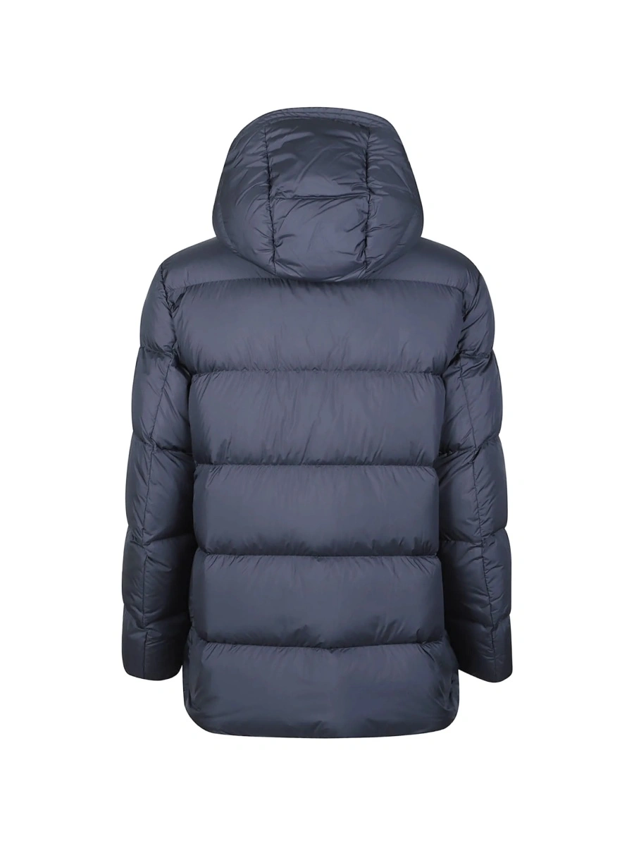 Palton Woolrich albastru din polyester - Img 2
