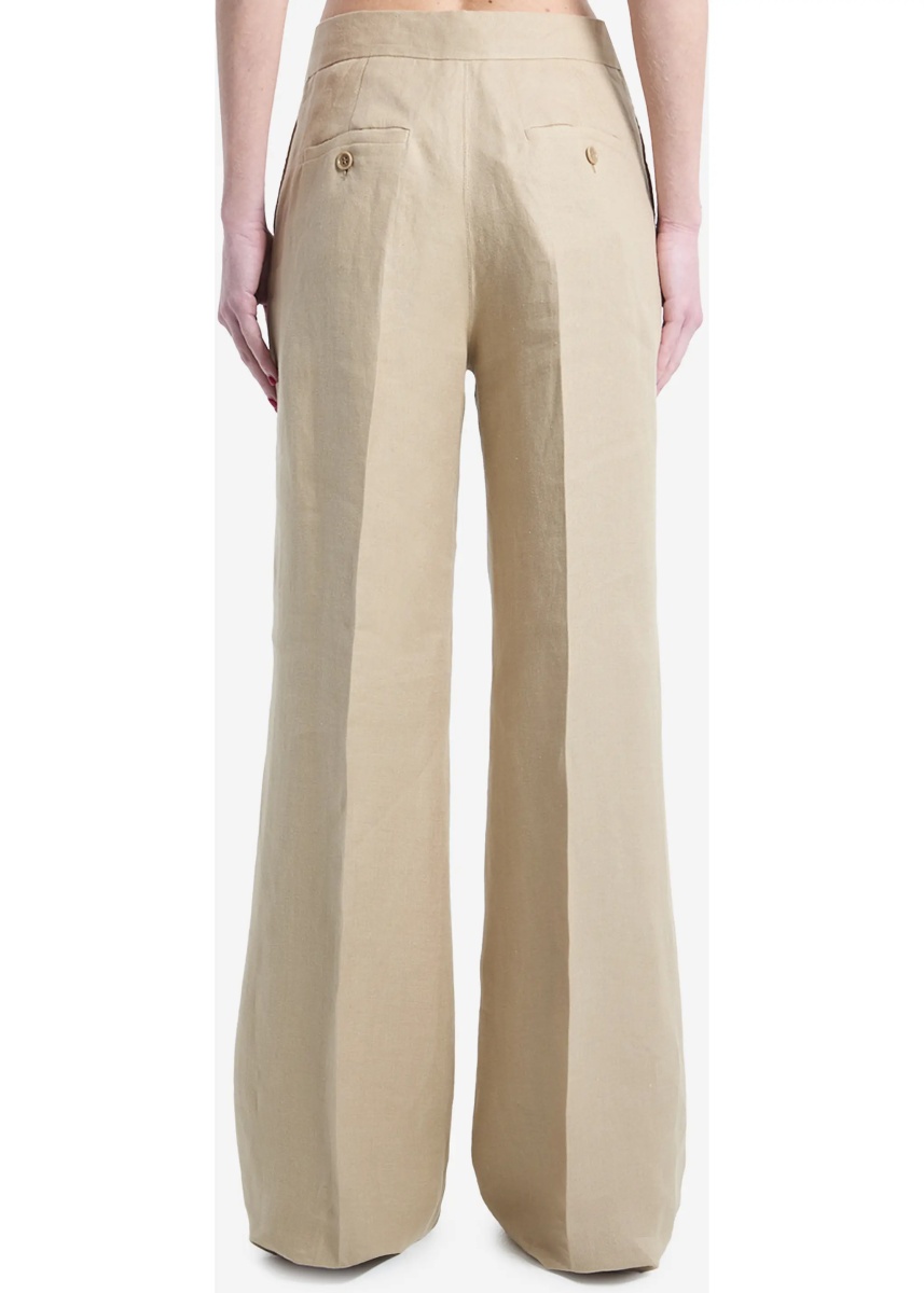 Pantaloni Big Pants In Linen Natté - Img 2