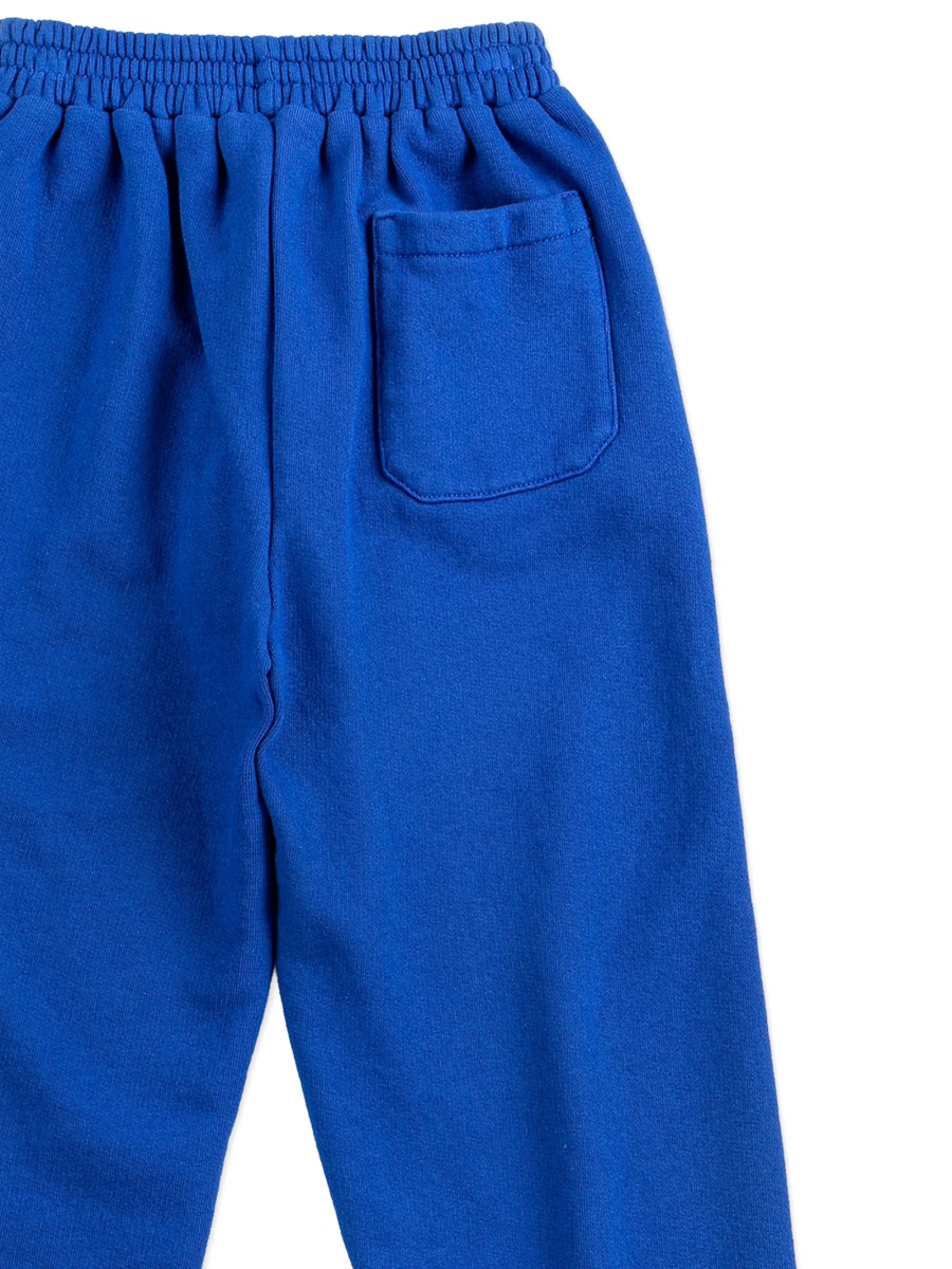Pantaloni Bobo Choses albastri din bumbac organic - Img 4