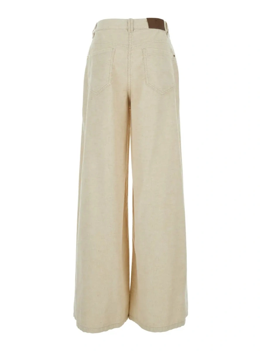Pantaloni Brunello Cucinelli din catifea - Img 2