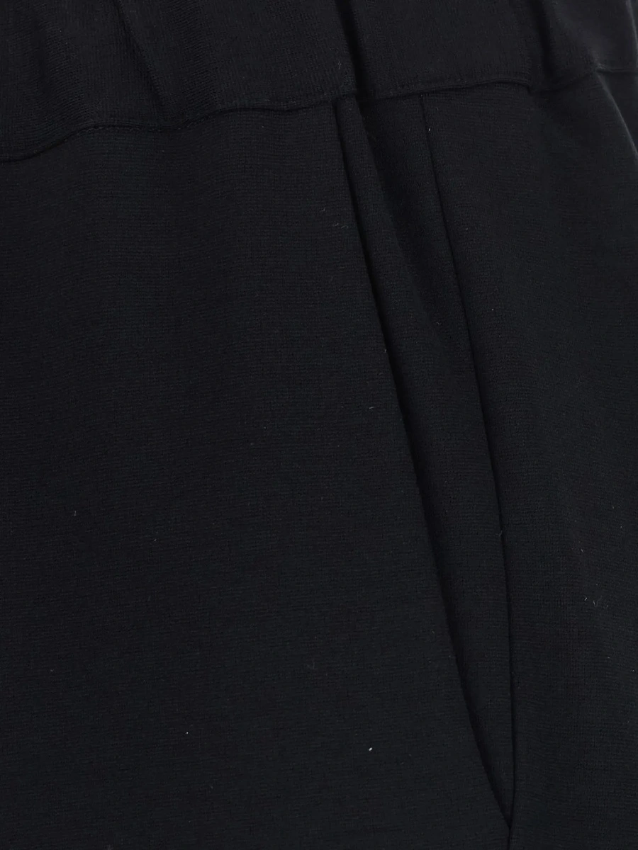 Pantaloni 'Buddy' Black pants with elastic drawstring waistband in fabric for women - Img 5