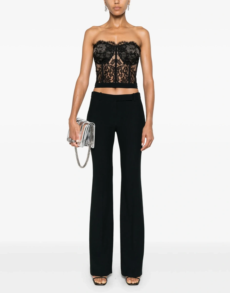 Pantaloni casual Alexander McQueen negri - Img 2