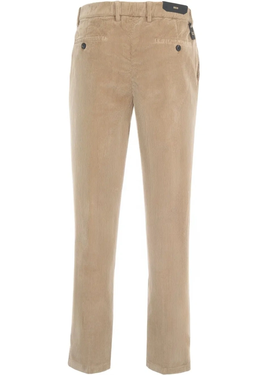 Pantaloni casual Briglia din catifea reiata - Img 4