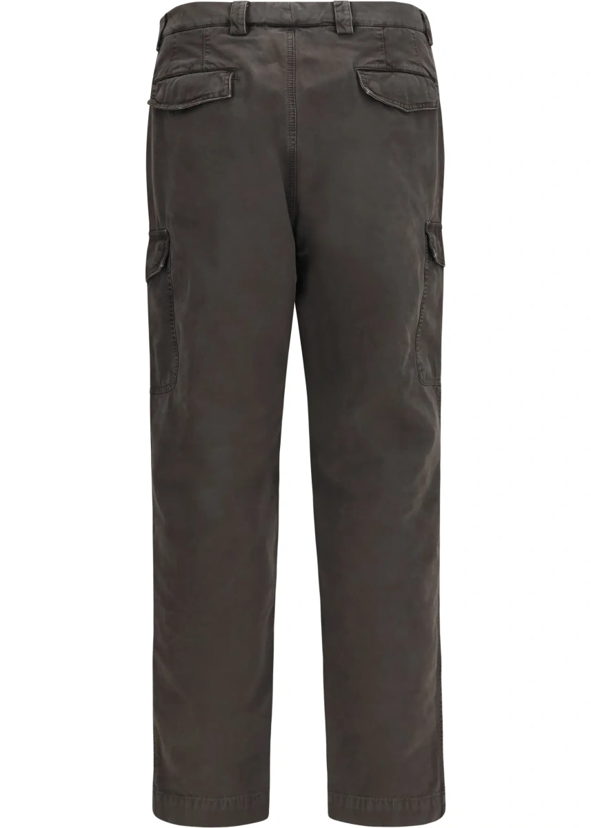 Pantaloni casual Brunello Cucinelli multicolor din bumbac - Img 2