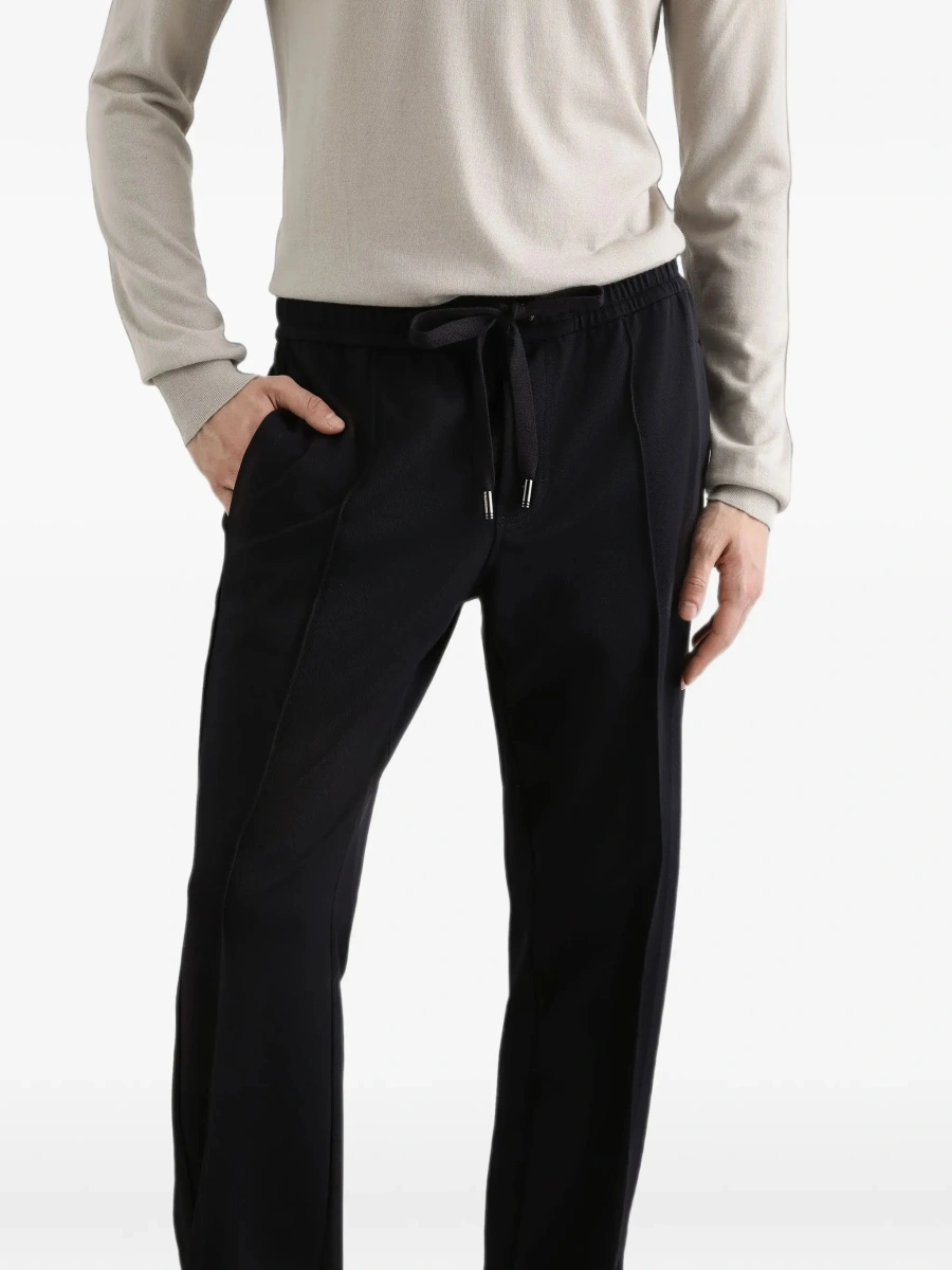 Pantaloni casual Dolce &amp; Gabbana albastri din jerse - Img 7