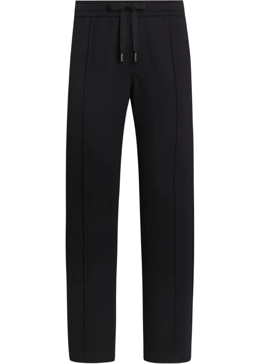 Pantaloni casual Dolce &amp; Gabbana albastri din jerse - Img 8
