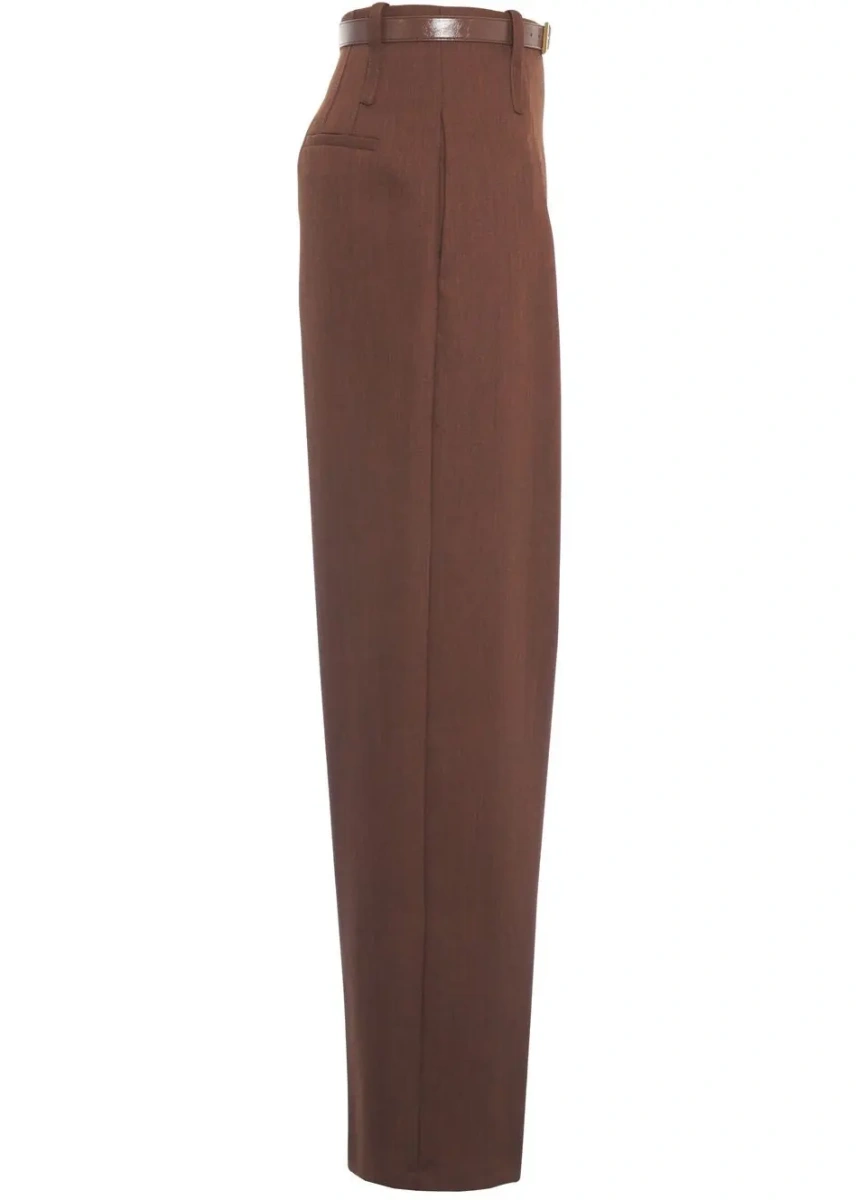 Pantaloni casual Elisabetta Franchi maro - Img 2