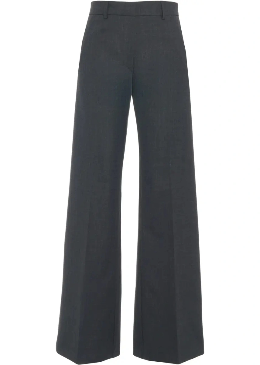 Pantaloni casual Otto d ame gri din lana - Img 2
