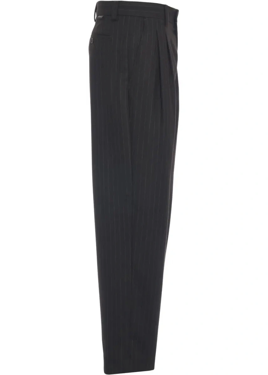 Pantaloni casual Paolo Pecora maro - Img 2