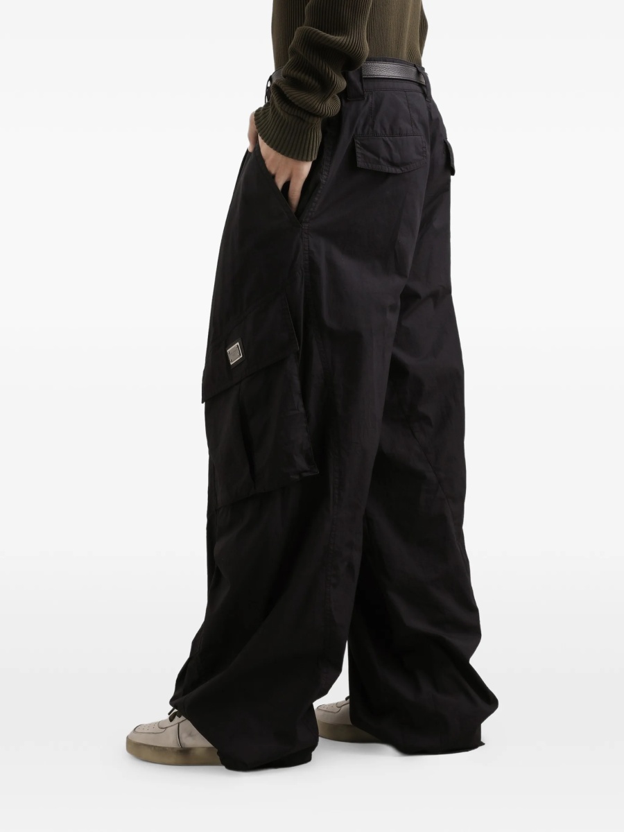 Pantaloni conici Dolce &amp; Gabbana negri - Img 4