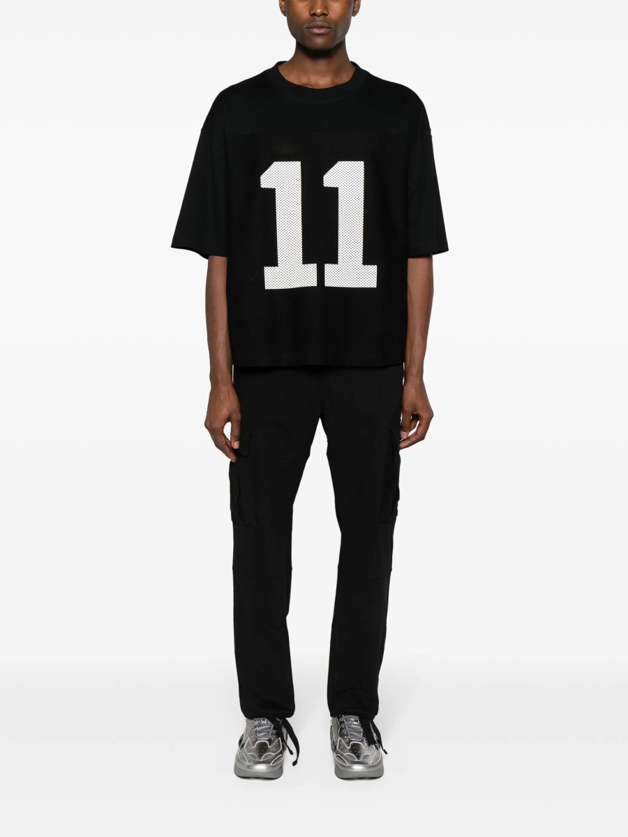 Pantaloni conici Marcelo Burlon negri - Img 2