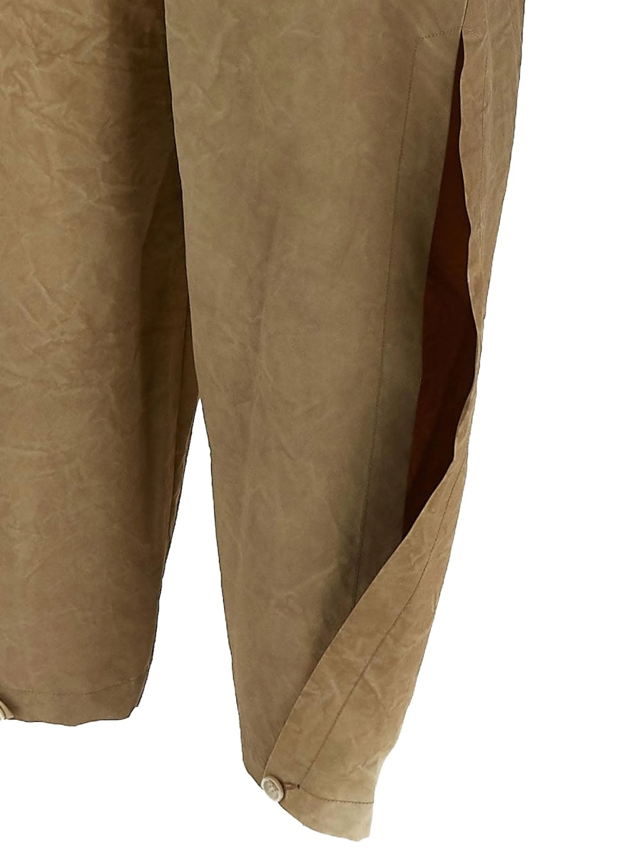 Pantaloni conici UMA WANG maro - Img 3