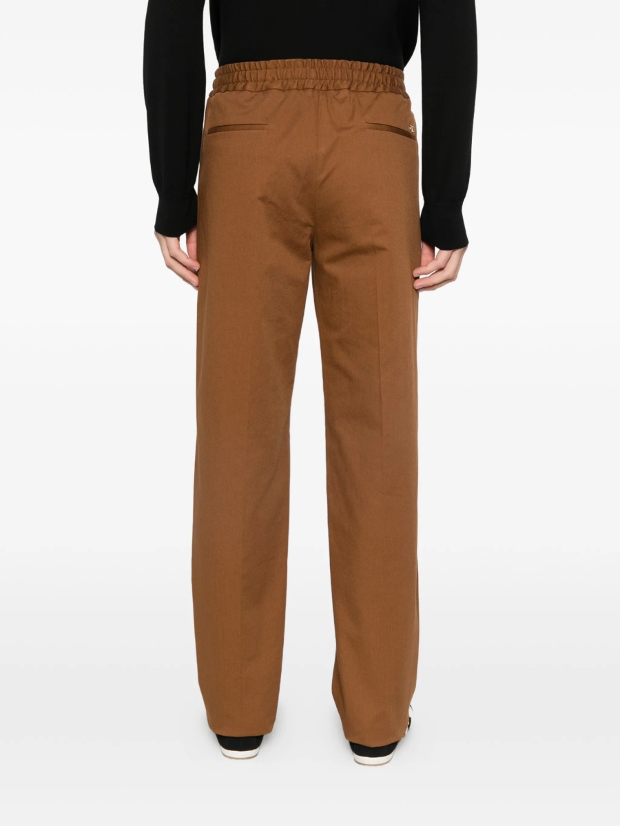 Pantaloni conici Valentino Garavani maro - Img 4