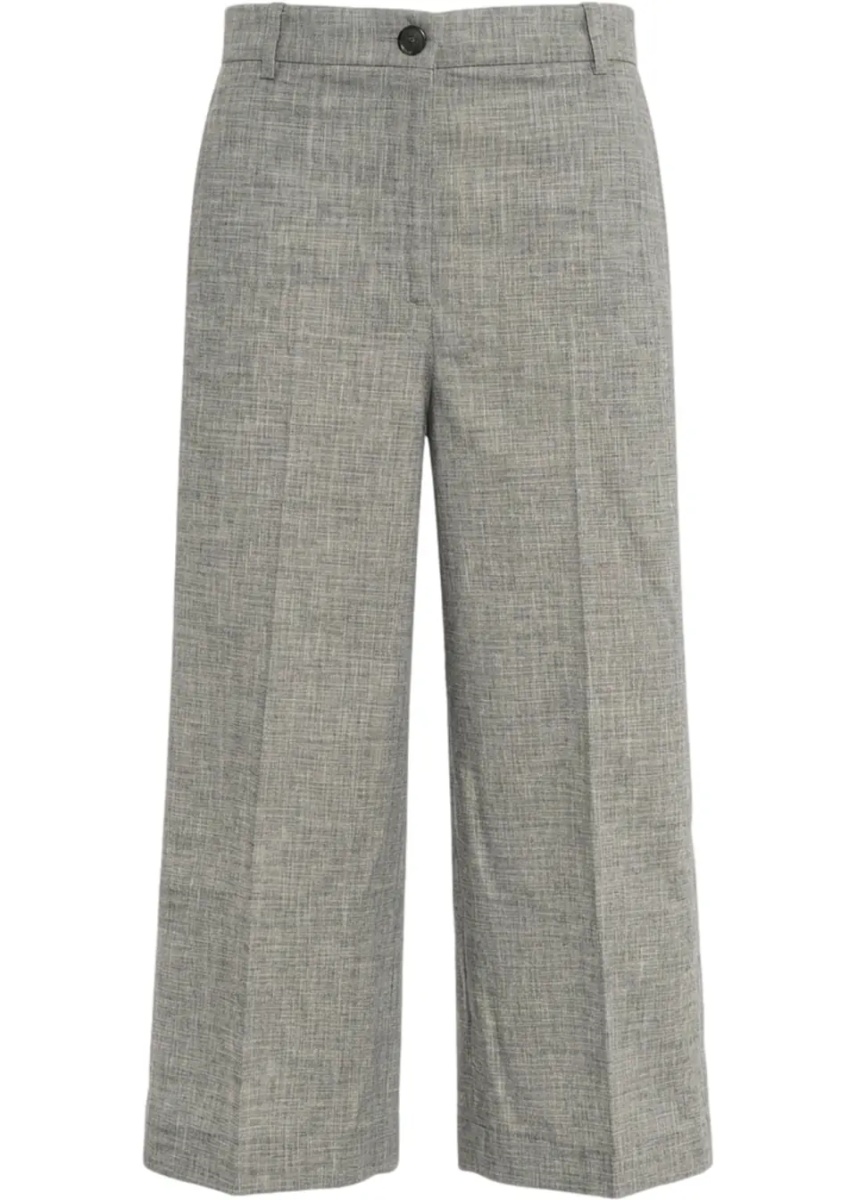Pantaloni Cotton-linen blend culottes - Img 2