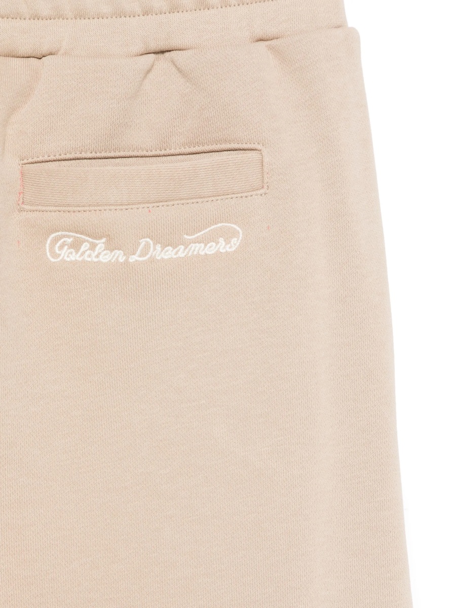 Pantaloni de trening Golden Goose neutri din polyester si bumbac - Img 3