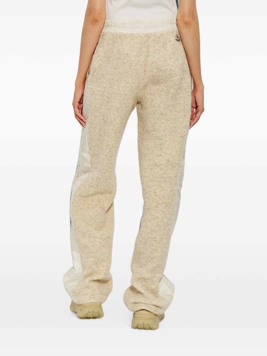 Pantaloni de trening Moncler neutri din vascoza si bumbac - Img 4
