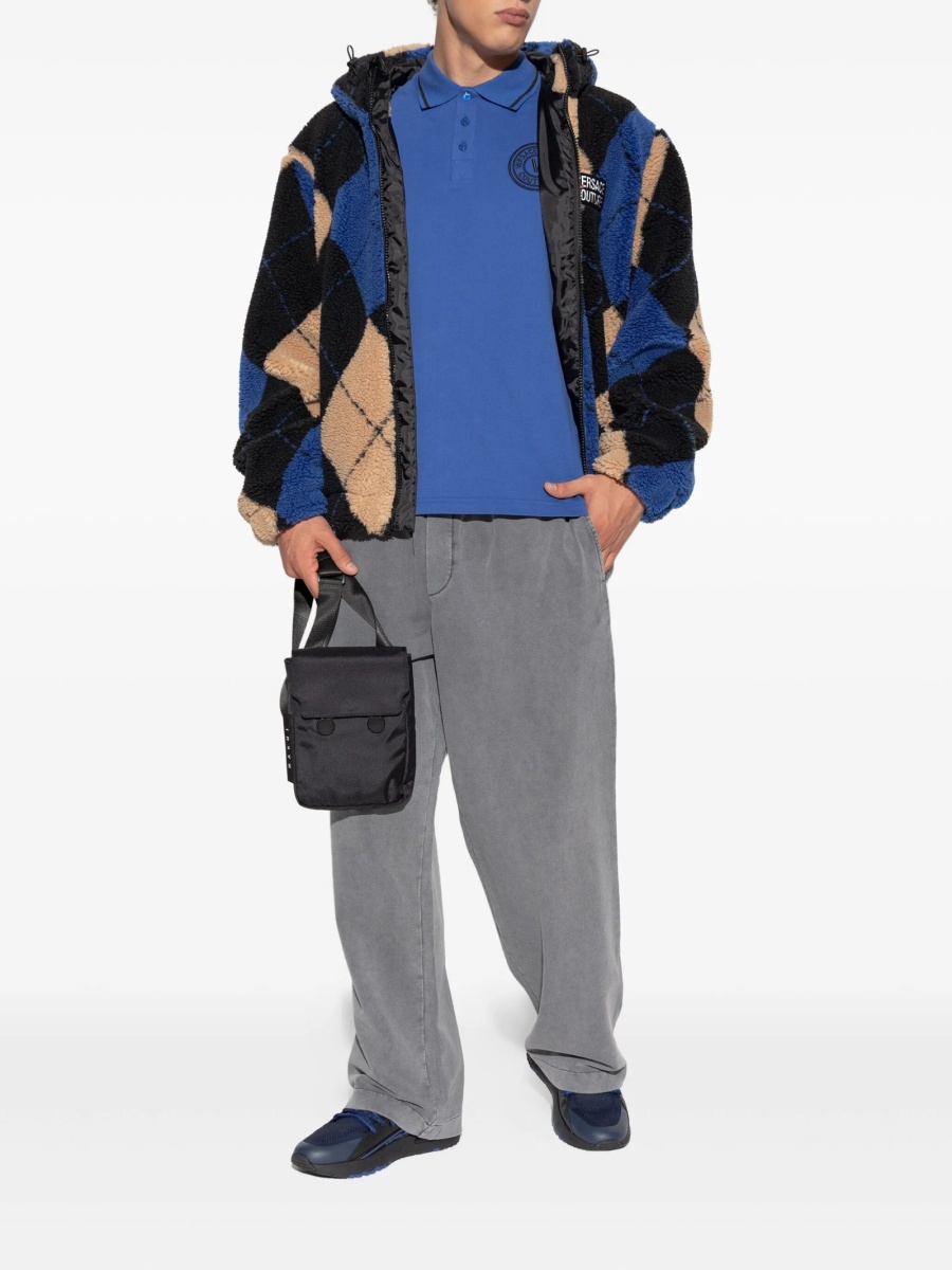 Pantaloni de trening Versace Jeans Couture gri - Img 2