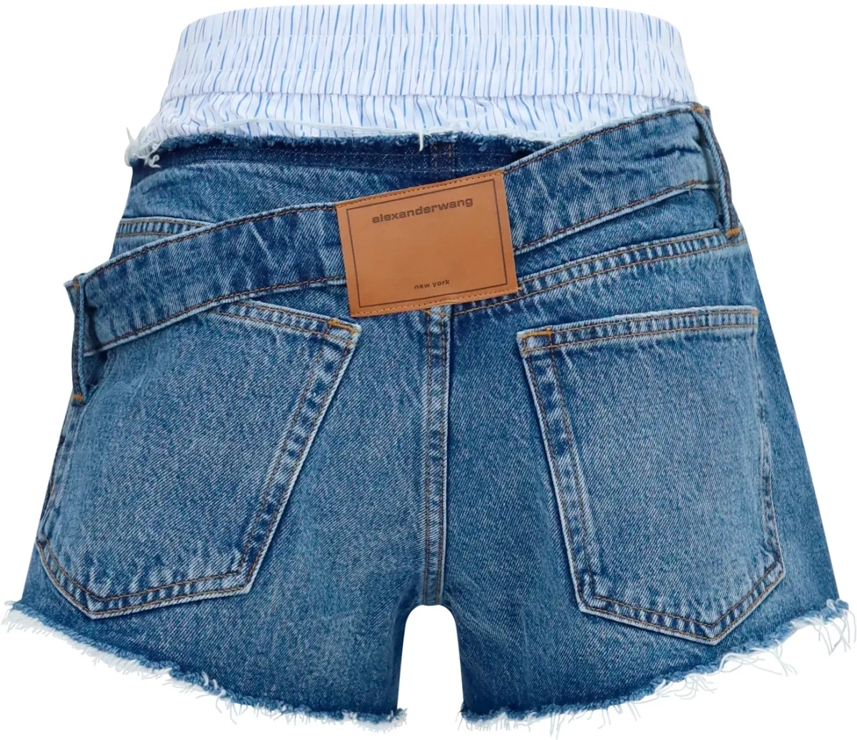 Pantaloni Denim Shorts with boxer detail - Img 2