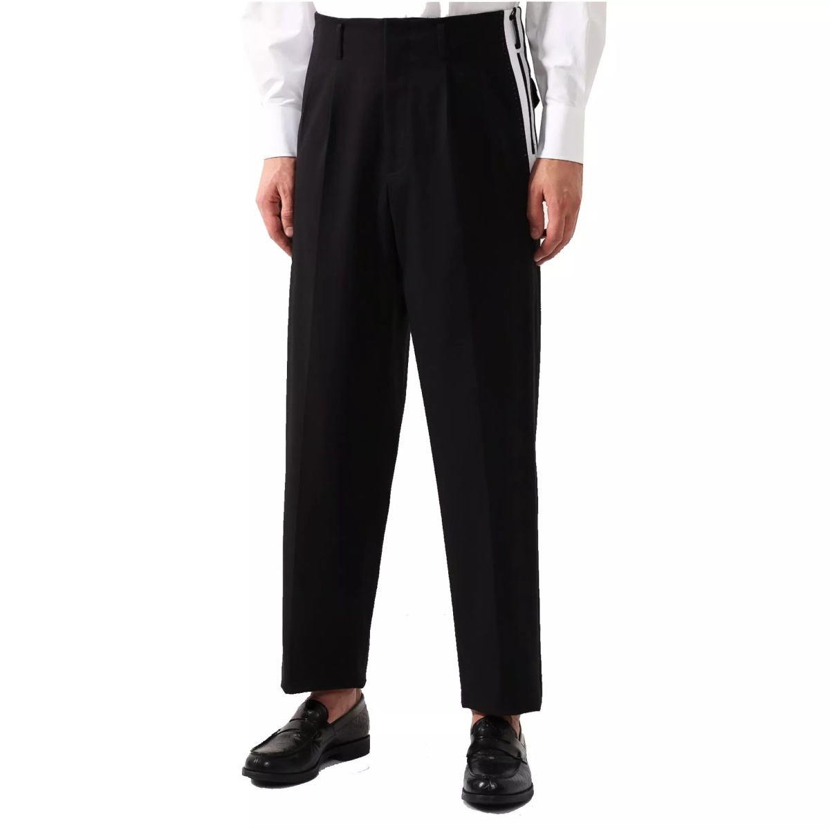 Pantaloni Dolce &amp; Gabbana Side Stripe Pleat Trousers - Img 2