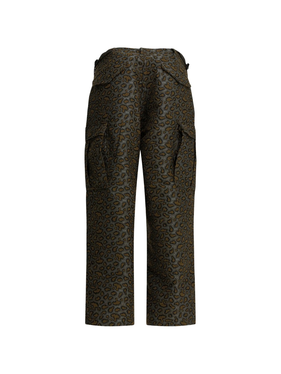 Pantaloni drepti Beams Plus gri - Img 2