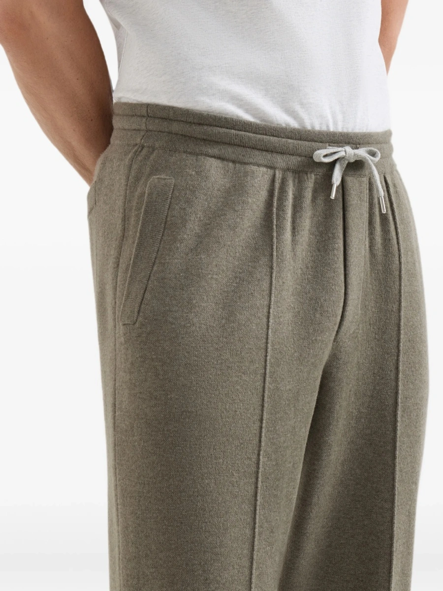 Pantaloni drepti Brunello Cucinelli verzi - Img 5