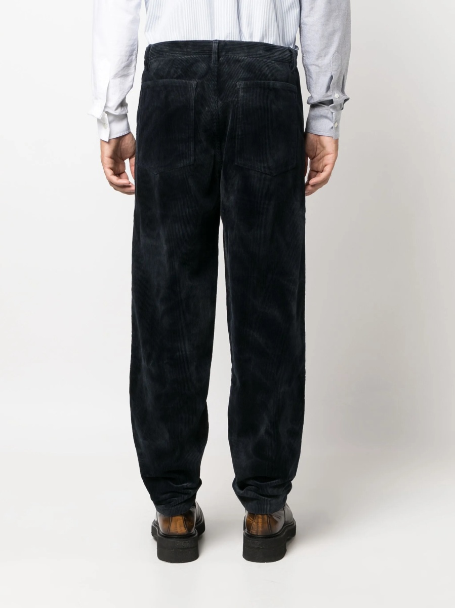 Pantaloni drepti Comme des Garçons albastri - Img 4