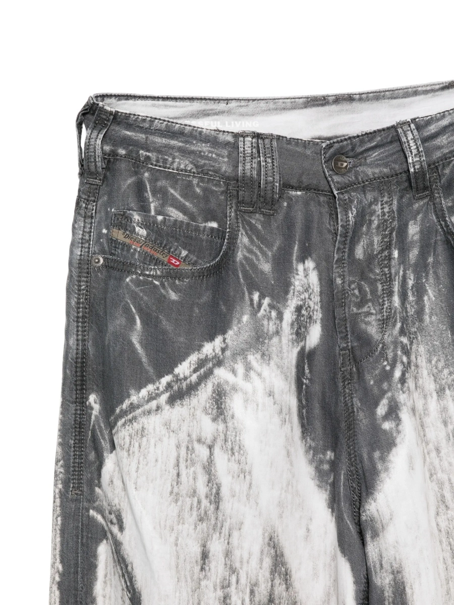 Pantaloni drepti Diesel gri - Img 3