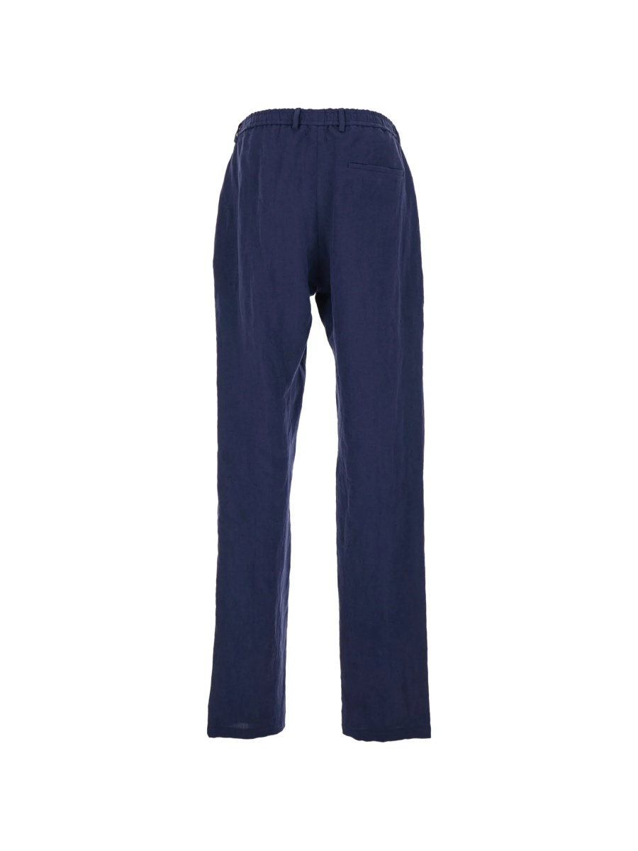 Pantaloni drepti Emporio Armani albastri - Img 2