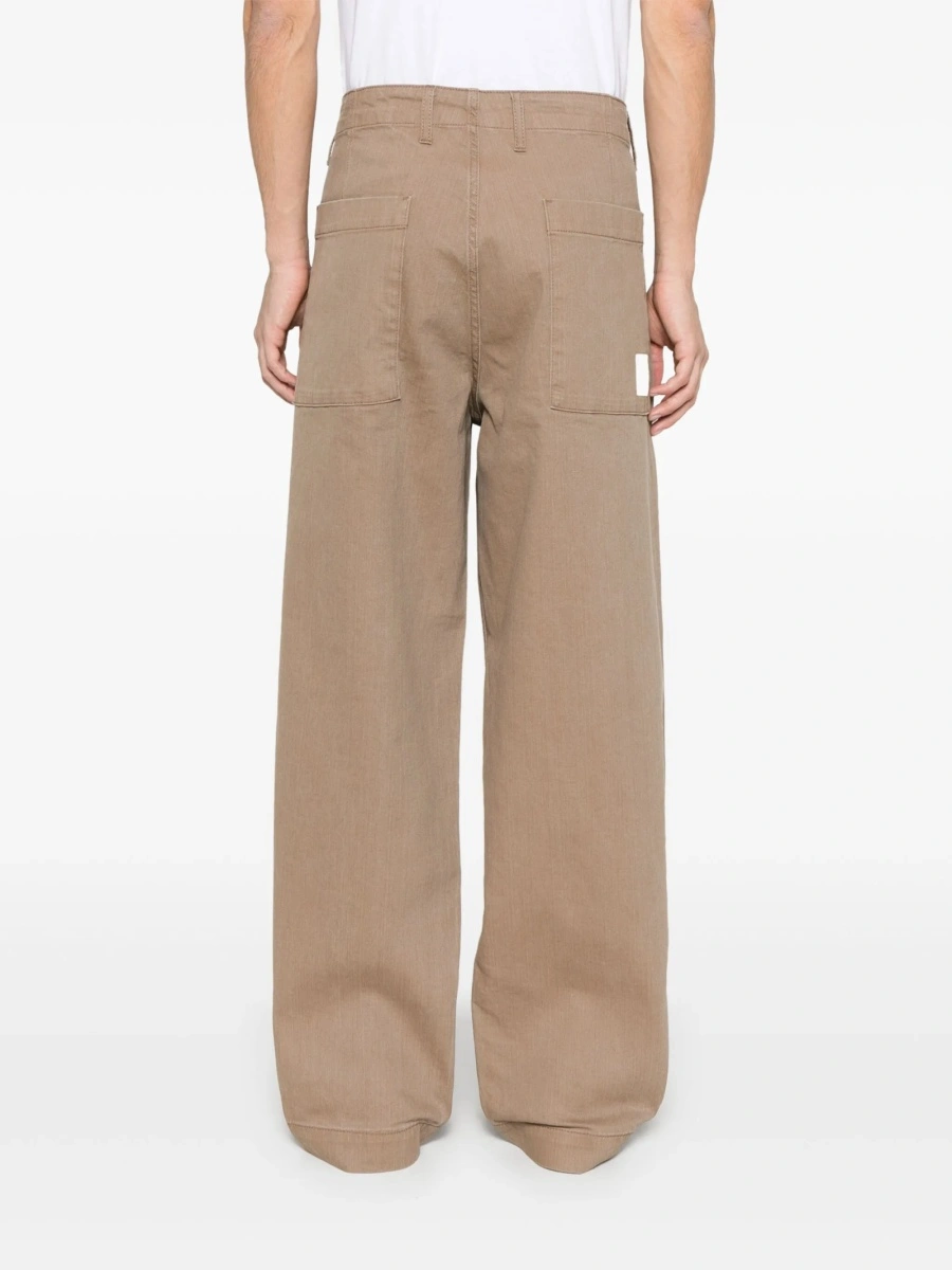 Pantaloni drepti Emporio Armani neutri - Img 4