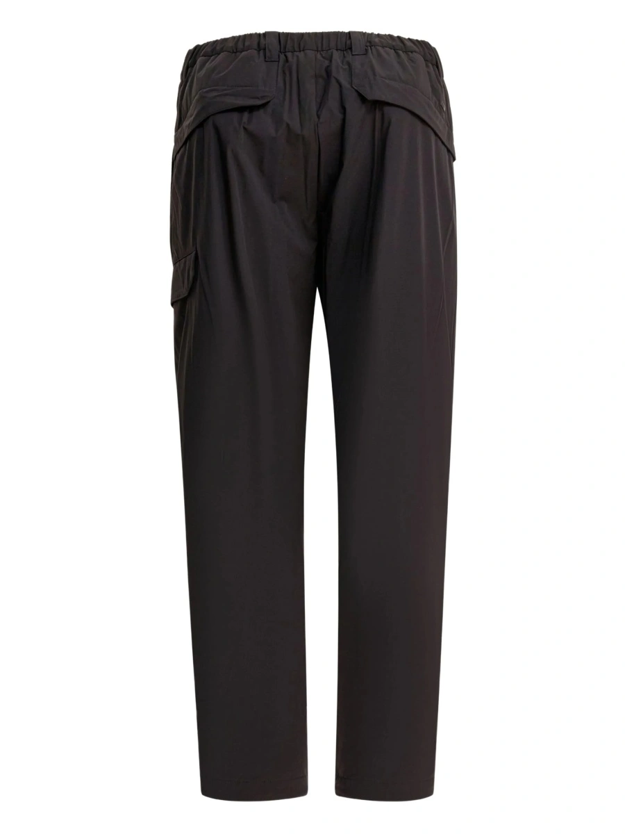 Pantaloni drepti Herno negri din elastan si lana - Img 2