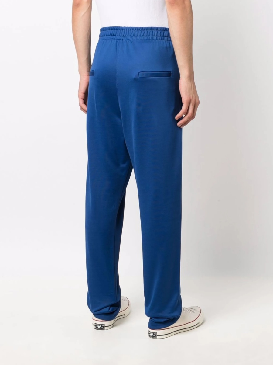 Pantaloni drepti Isabel Marant albastri din bumbac organic si polyester - Img 4