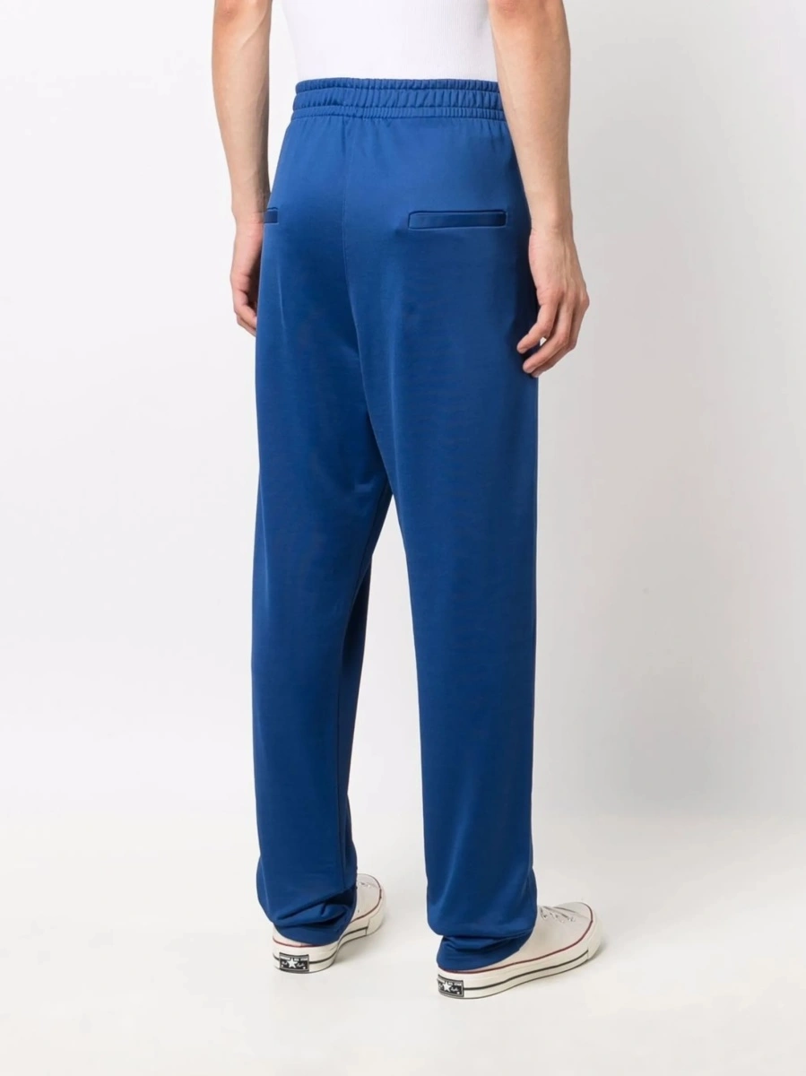Pantaloni drepti Isabel Marant albastri din bumbac organic si polyester - Img 4