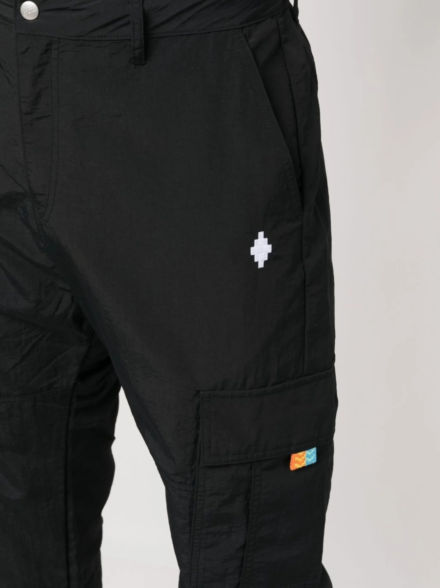 Pantaloni drepti Marcelo Burlon negri - Img 5