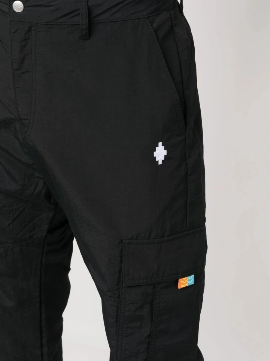 Pantaloni drepti Marcelo Burlon negri - Img 5