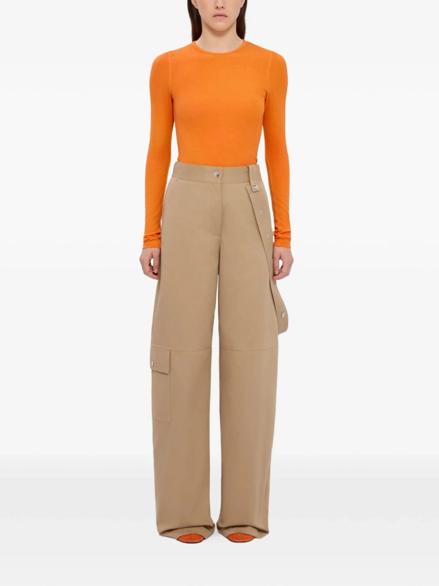 Pantaloni drepti MSGM neutri - Img 2