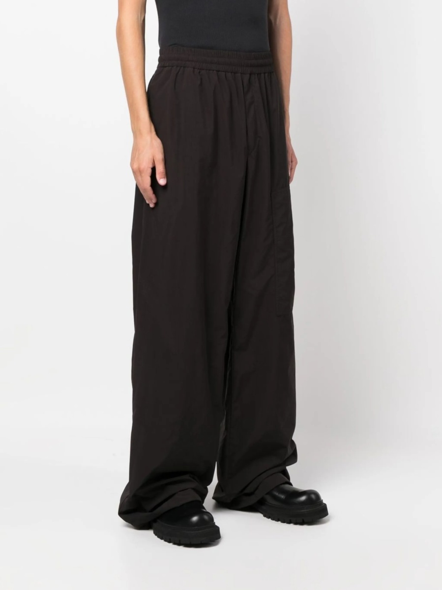 Pantaloni drepti Off-White negri din polyester si poliamida - Img 3