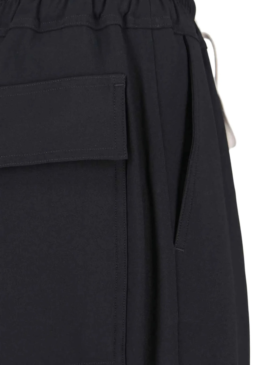 Pantaloni drepti Rick Owens negri - Img 4