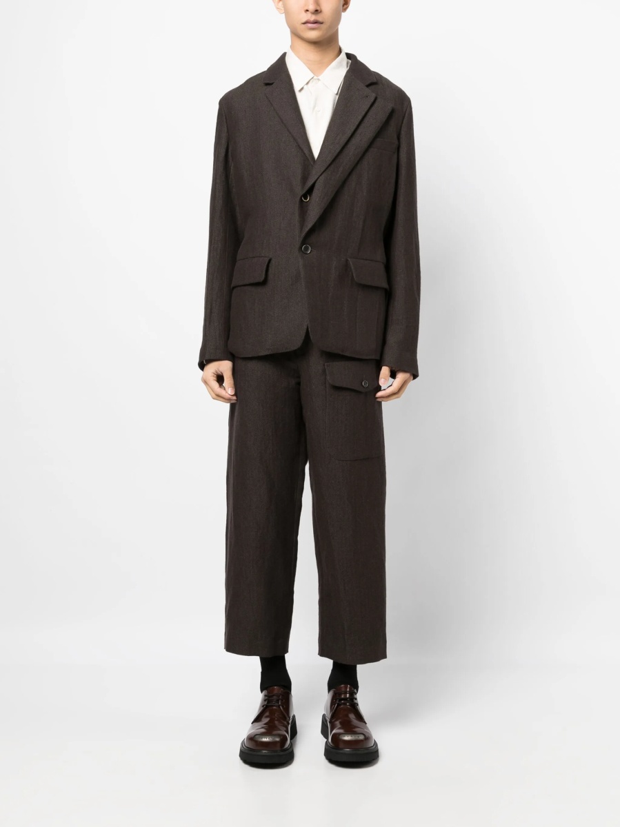 Pantaloni drepti UMA WANG maro - Img 2