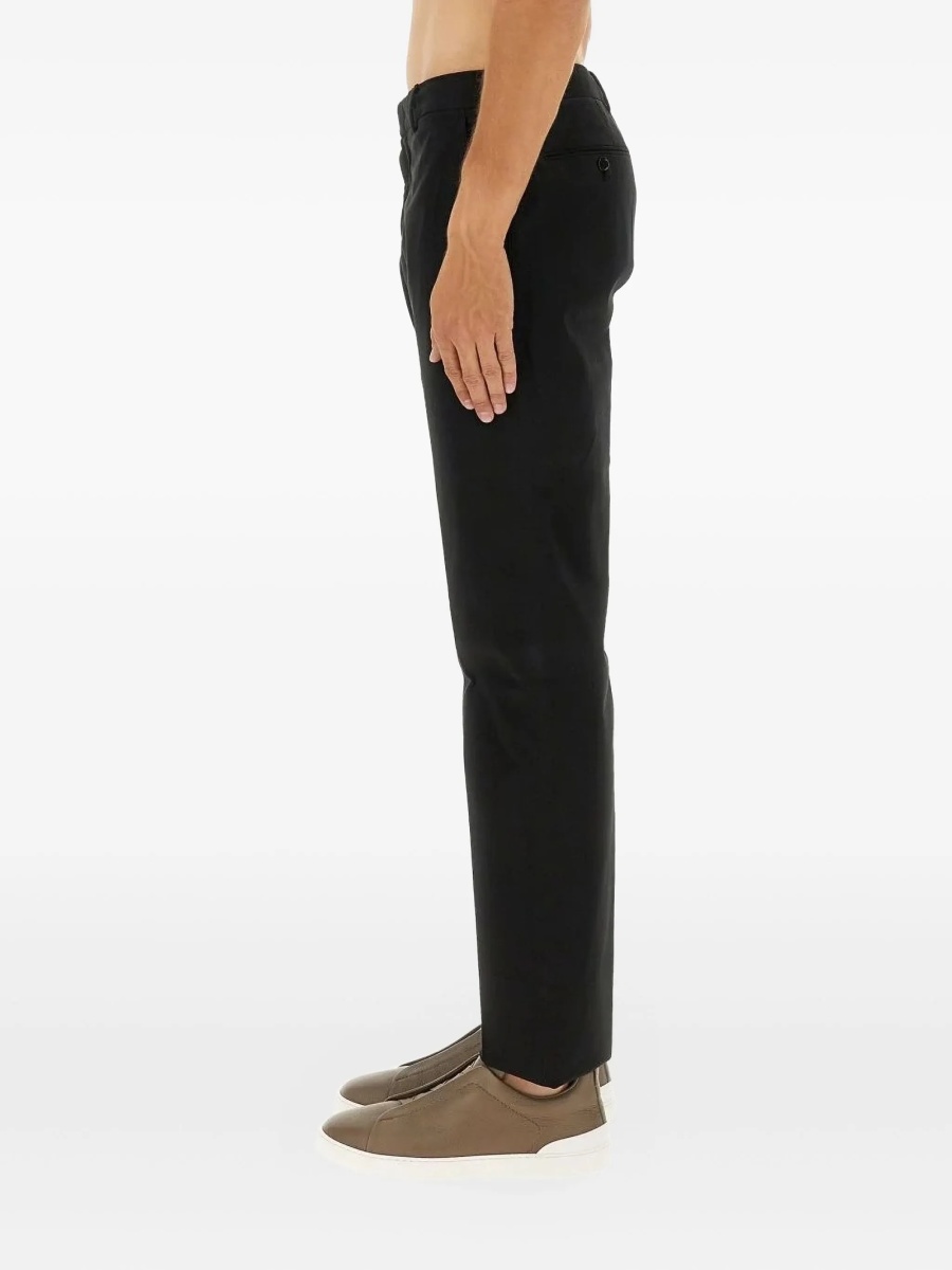 Pantaloni drepti ZEGNA negri - Img 3
