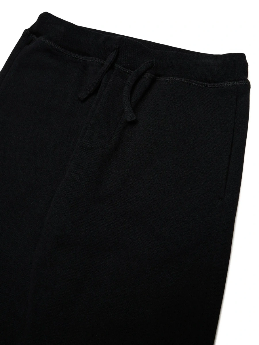 Pantaloni DSQUARED2 negri din bumbac - Img 5