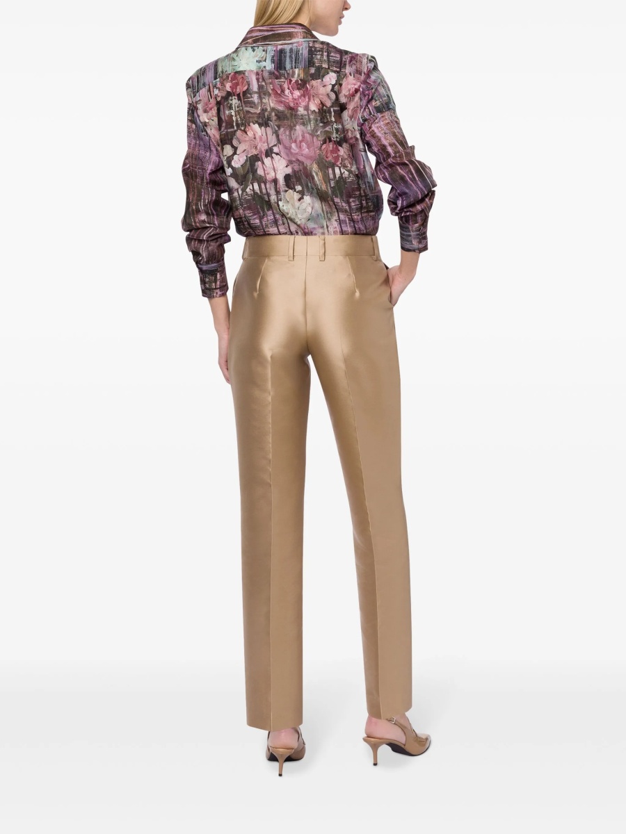 Pantaloni eleganti Alberta Ferretti neutri - Img 3