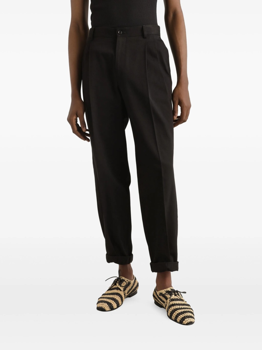 Pantaloni eleganti Dolce &amp; Gabbana negri - Img 4