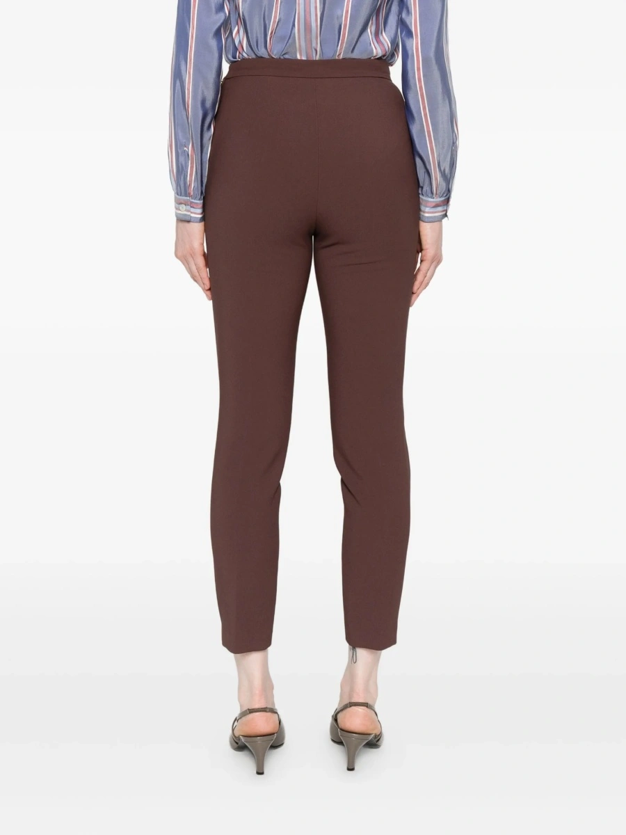 Pantaloni eleganti Elisabetta Franchi maro - Img 8